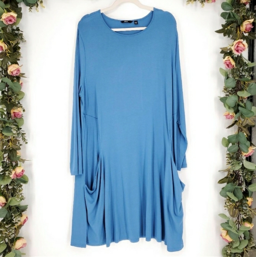Betabrand Sweatshirt Travel Dress
